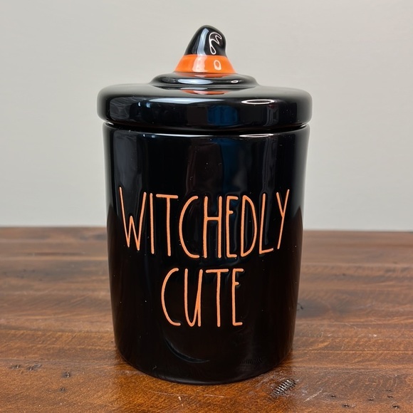 Last 1 - Rae Dunn “Wickedly Cute” Ceramic Jar - Picture 2 of 9